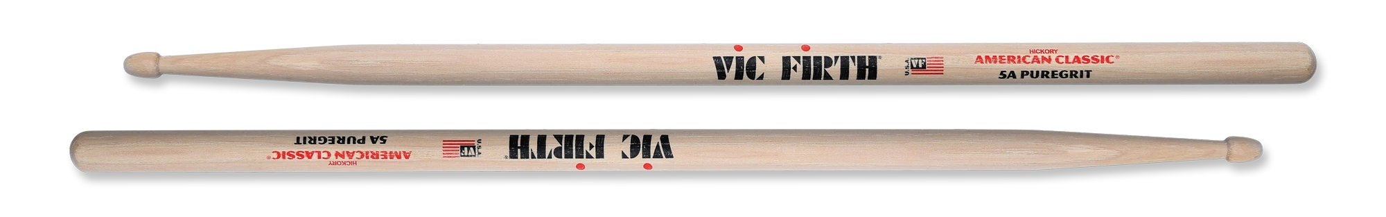 Vic Firth Holzkopf 5A Puregrit Sticks